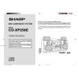 SHARP CDXP250E Manual de Usuario
