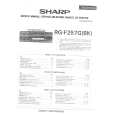 SHARP RGF257G/BK Manual de Servicio