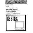 SHARP CV3720G Manual de Usuario