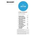 SHARP ARFX8 Manual de Usuario