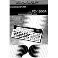 SHARP PC1500A Manual de Usuario