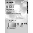 SHARP LC32D7U Manual de Usuario