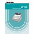 SHARP UP700 Manual de Usuario
