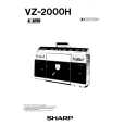 SHARP VZ-2000H Manual de Usuario