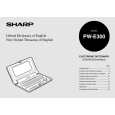 SHARP PWE300 Manual de Usuario