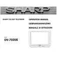 SHARP DV7035S Manual de Usuario