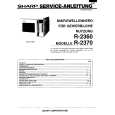 SHARP R-2370 Manual de Servicio
