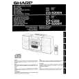 SHARP CDS200H Manual de Usuario