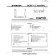 SHARP 29WV30 Manual de Servicio
