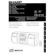 SHARP CDC1H Manual de Usuario