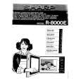SHARP R8000E Manual de Usuario