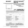 SHARP 33RX20J Manual de Servicio