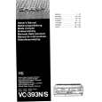 SHARP VC393S Manual de Usuario