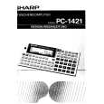 SHARP PC1421 Manual de Usuario