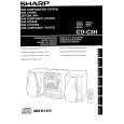 SHARP CDC3H Manual de Usuario