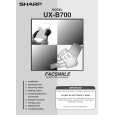 SHARP UXB700 Manual de Usuario