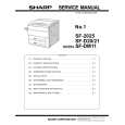 SHARP SF2025 Manual de Servicio