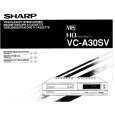 SHARP VC-A30SV Manual de Usuario