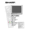 SHARP 29LF92EC Manual de Usuario