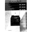 SHARP RT303H Manual de Usuario