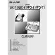 SHARP UX61 Manual de Usuario