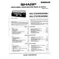 SHARP WQ272E Manual de Servicio