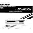 SHARP VC-A103GV Manual de Usuario