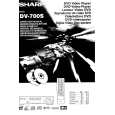 SHARP DV700S Manual de Usuario