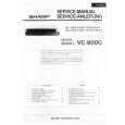 SHARP VC800G Manual de Servicio