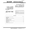SHARP CDES111H Manual de Servicio