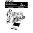SHARP QA25 Manual de Usuario