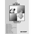 SHARP UXB30 Manual de Usuario