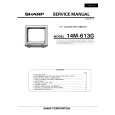 SHARP 14M613G Manual de Servicio