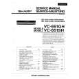 SHARP VC651GH/SH Manual de Servicio