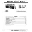 SHARP CDC401T Manual de Servicio