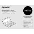 SHARP PWE500 Manual de Usuario