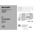 SHARP CDBK300W Manual de Usuario
