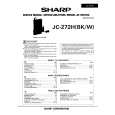 SHARP JC272 Manual de Servicio