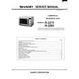 SHARP R-2285 Manual de Servicio
