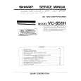 SHARP VC651H Manual de Servicio