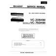 SHARP VC750HM Manual de Servicio