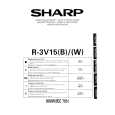 SHARP R3V15 Manual de Usuario