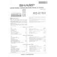 SHARP RG675H Manual de Servicio