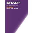 SHARP PC9800T Manual de Usuario