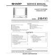 SHARP 21BFX1 Manual de Servicio