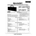SHARP WFCD77H/E Manual de Servicio