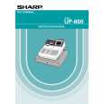 SHARP UP600 Manual de Usuario