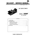 SHARP 220F Manual de Servicio