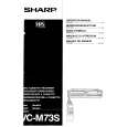 SHARP VC-M73S Manual de Usuario