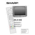 SHARP 28LS92E Manual de Usuario